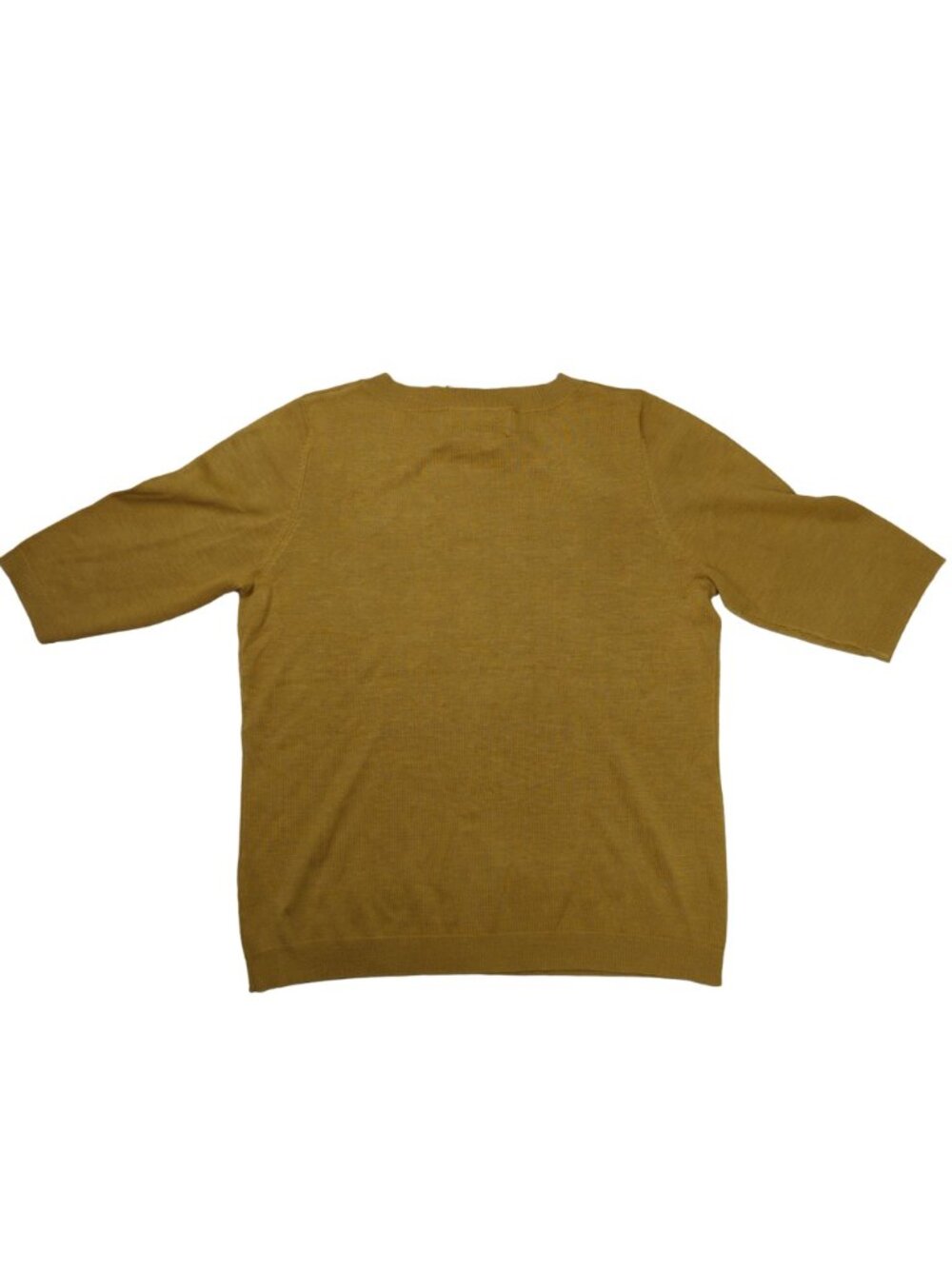 Bob Mackie Square Neck Short Sleeve Knit Top, Women's Medium - Picture 2 of 8